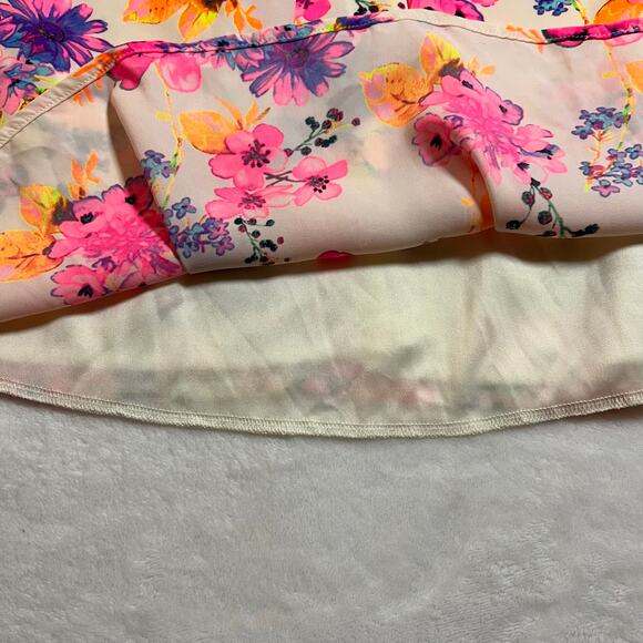 Romeo & Juliet Couture Sleeveless Floral Print A-Line Mini Dress Size Small - Picture 6 of 10